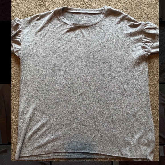 American Eagle Outfitters gray long sleeve top - Picture 2 of 4